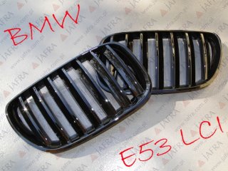 BMW X5 E53 04 - 06 GRILL NERKI CZARNY POŁYSK BLACK SHINE