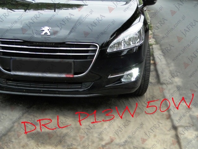 PEUGEOT 508 DRL DZIENNE LED P13W 50W OSRAM SMD HIGH POWER