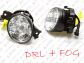 ŚWIATŁA LED DO JAZDY DZIENNEJ DRL + HALOGEN LED NISSAN QASHQAI / QASHQAI +2 2007 - 2015 - 9