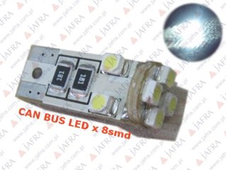 CAN BUS LED W5W T10 8 1210 SMD