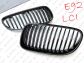 BMW E92 E93 LCI LIFT CZARNY POŁYSK / BLACK SHINE GRILL NERKI - 4
