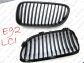 BMW E92 E93 LCI LIFT  GRILL CZARNY BLACK MAT NERKI - 2